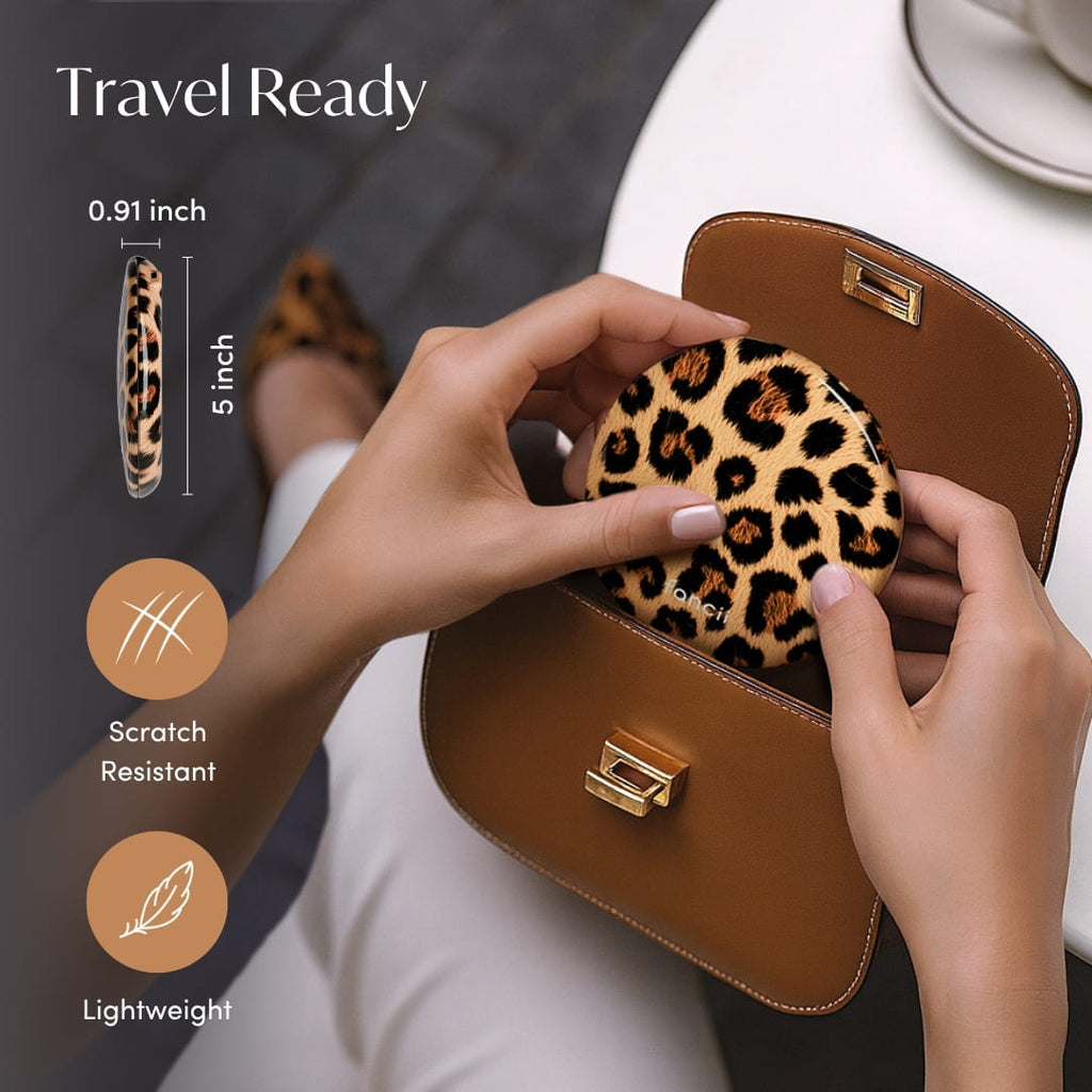 Taylor LED Compact Mirror | Cheetah Chic